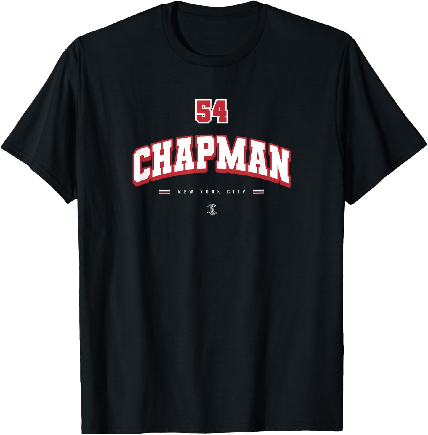 Aroldis Chapman Player Arch Gameday T-Shirt - T-Shirt | Black