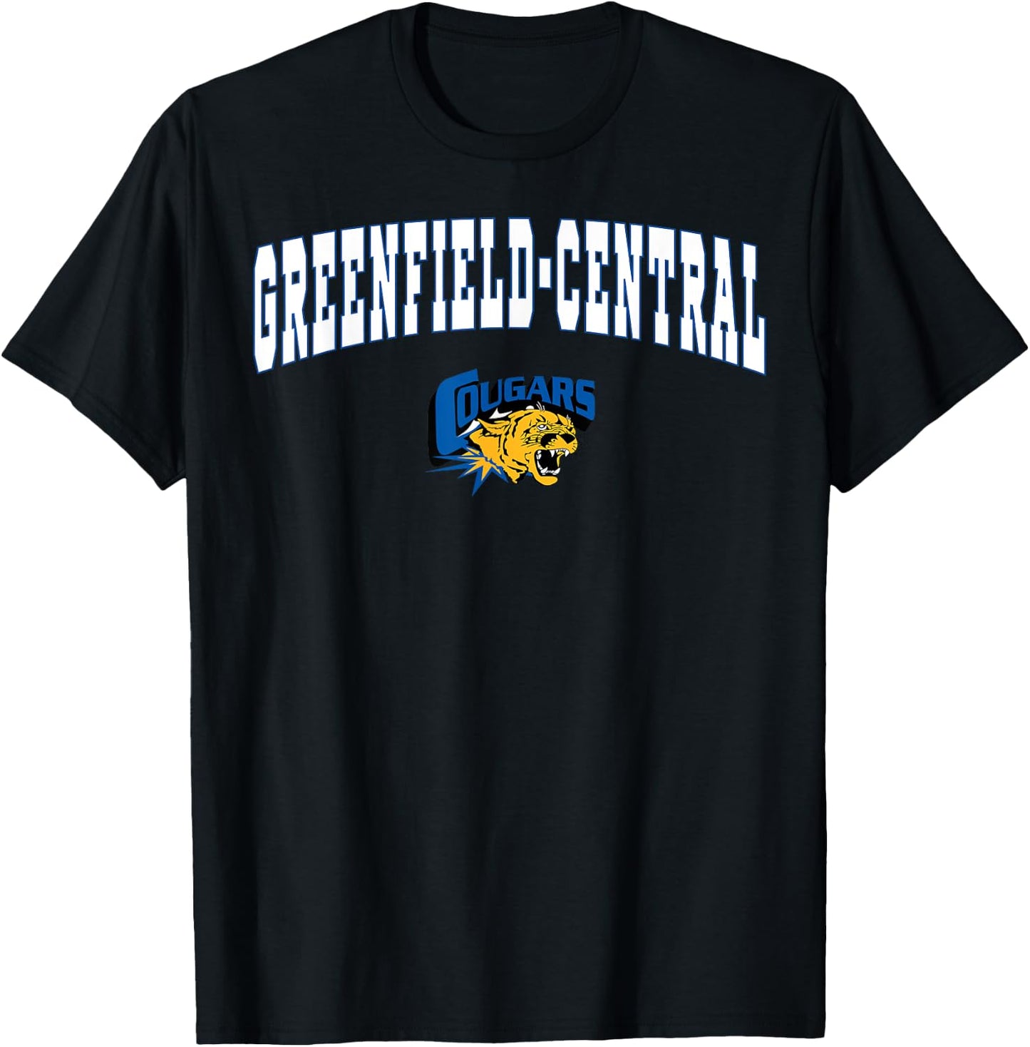 Greenfield-Central High School Cougars C2 T-Shirt - T-Shirt | Black