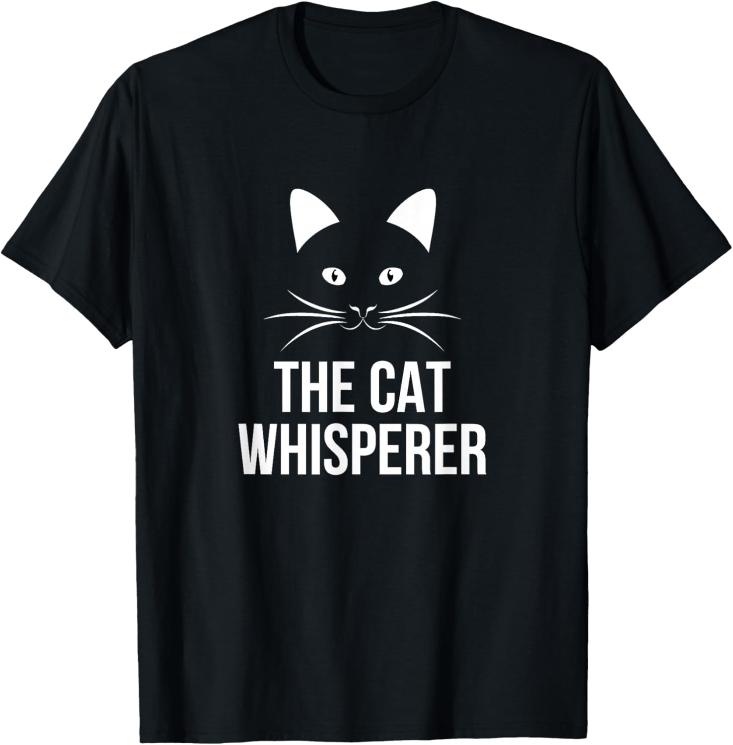 The Cat Whisperer T-Shirt - T-Shirt | Black