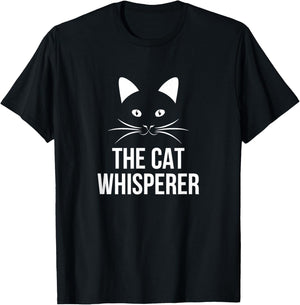 The Cat Whisperer T-Shirt - T-Shirt | Black