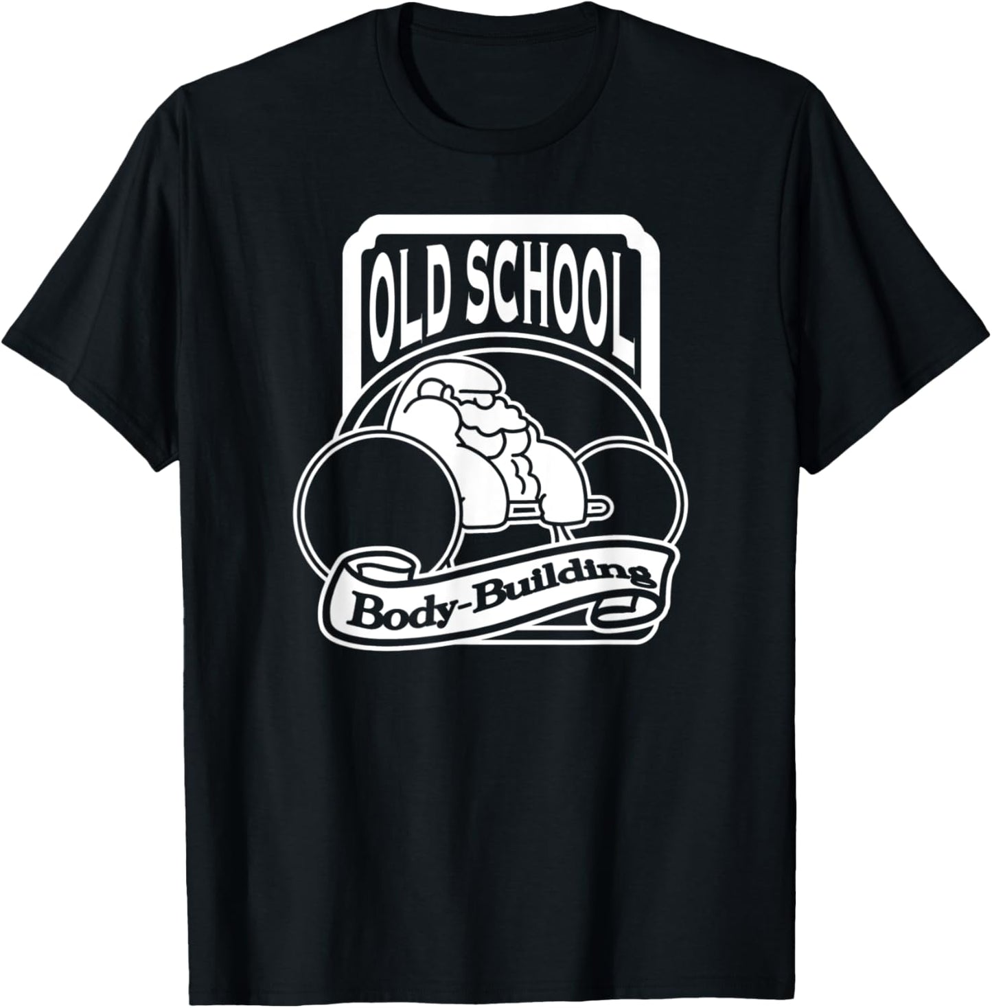Old School Body-Building Ancient Style T-Shirt - T-Shirt | Black
