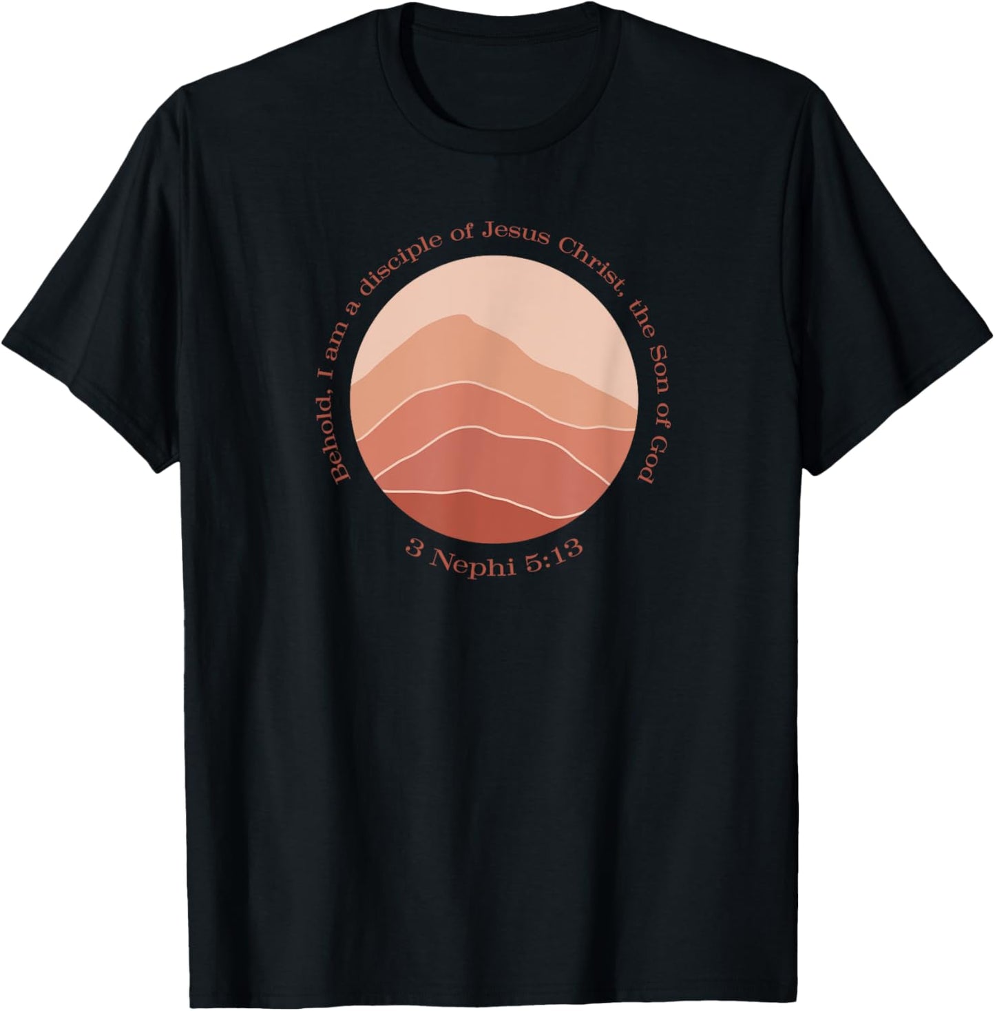 2024 LDS Youth Theme 3 Nephi 5:13 A Disciple of Jesus Chri T-Shirt - T-Shirt | Black