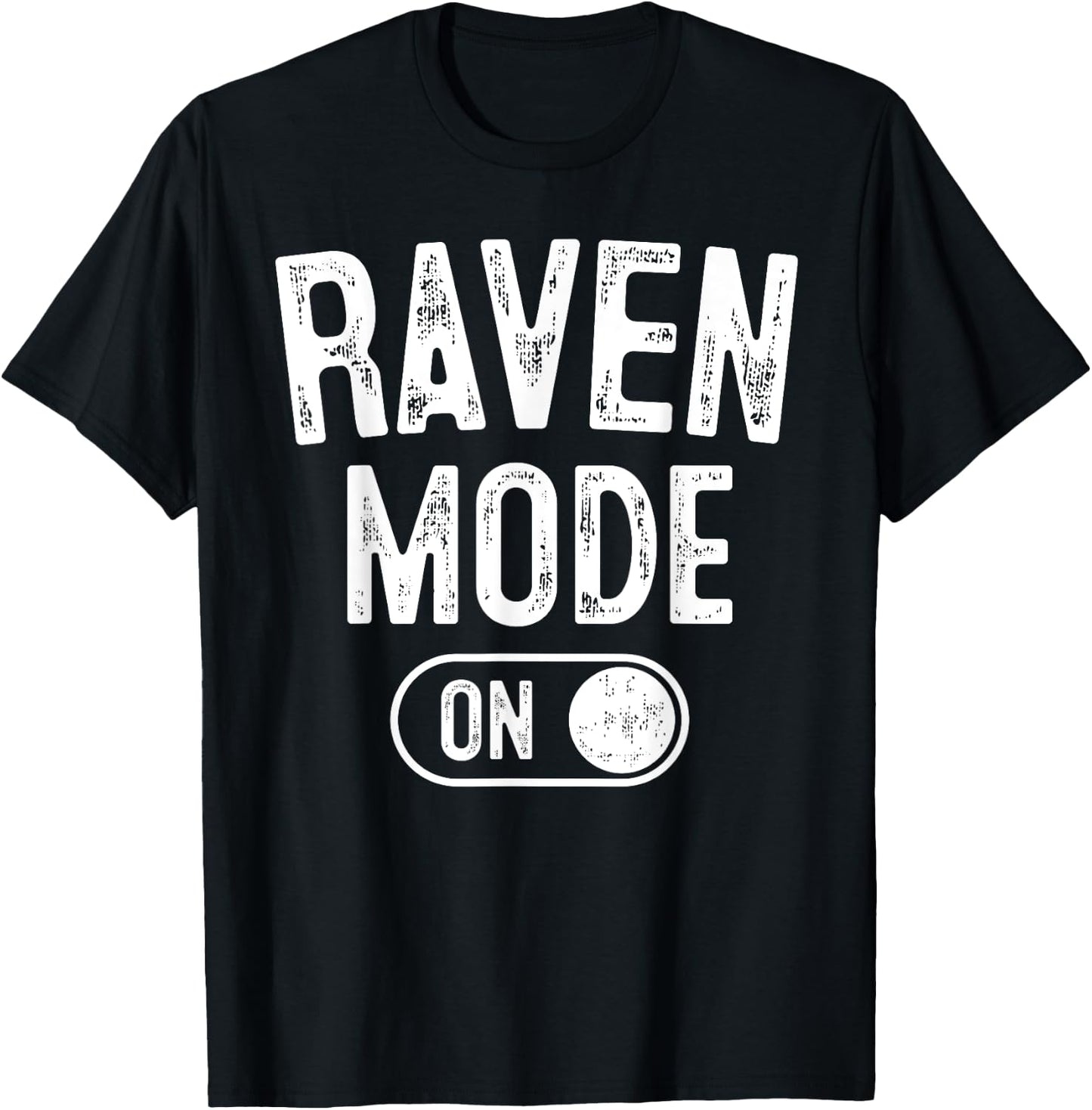 Raven Mode On Costume Funny Clever Corvid Gift Animal Lover T-Shirt - T-Shirt | Black