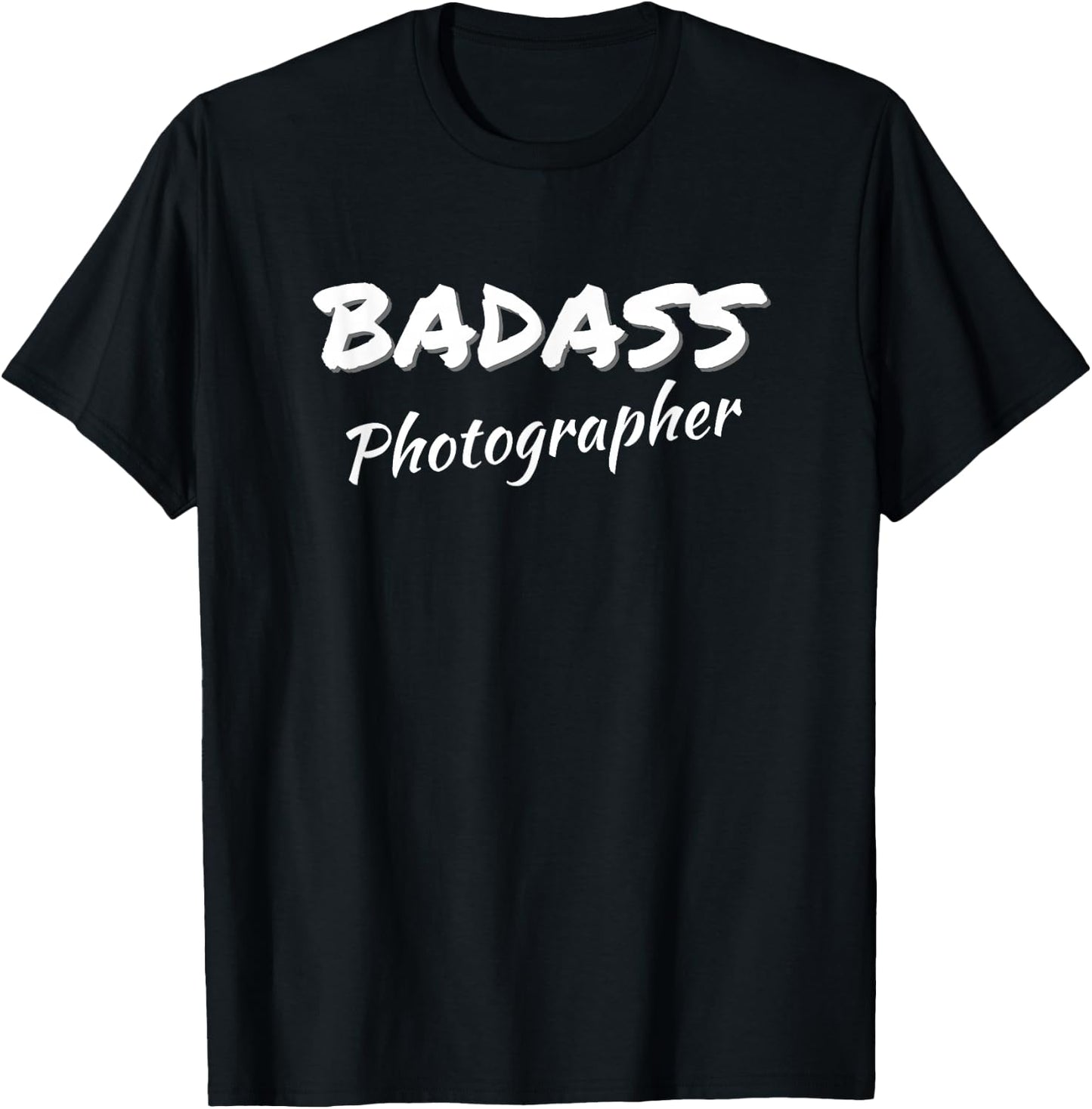Photography Badass Photographer T-Shirt - T-Shirt | Black