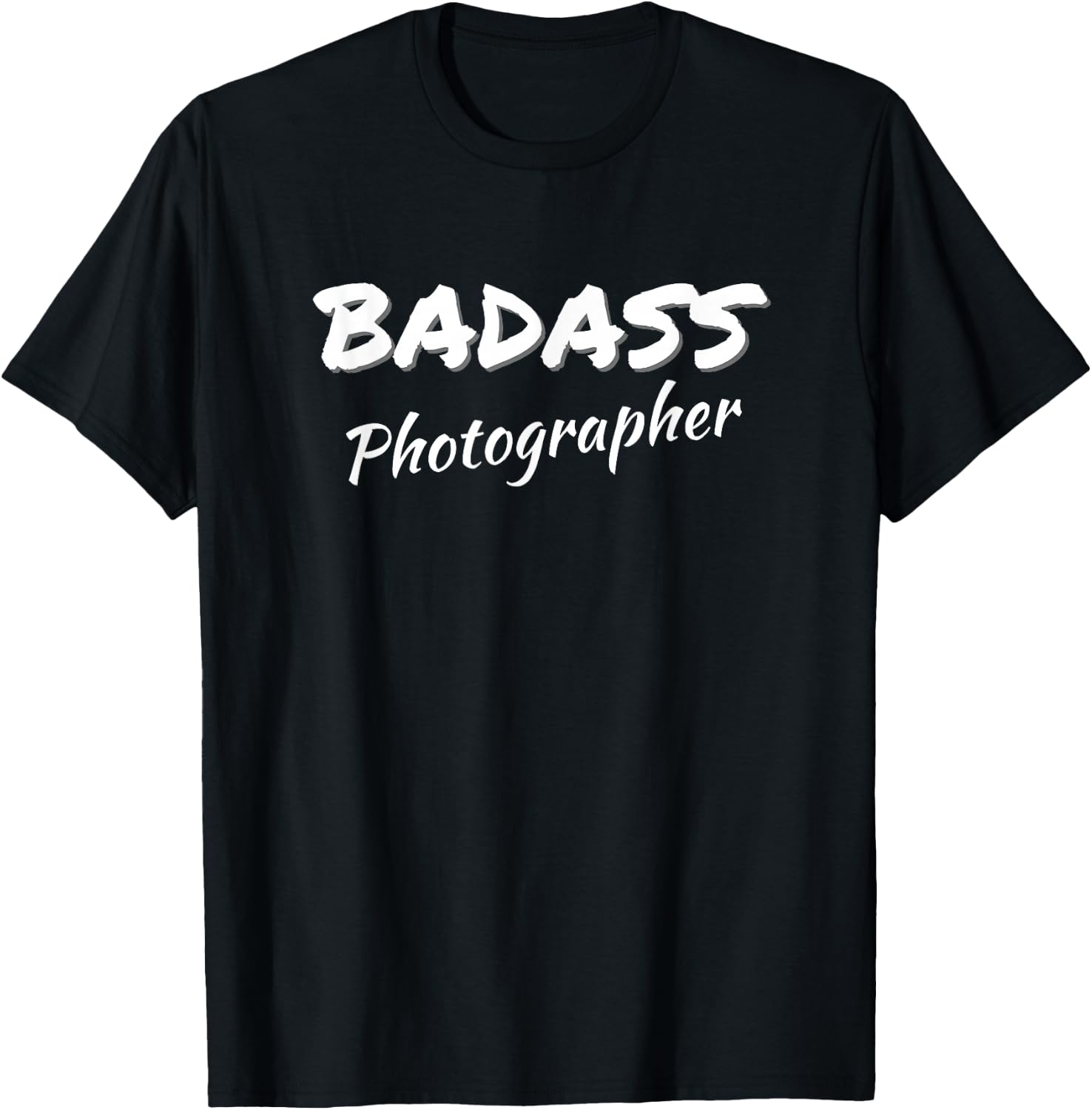 Photography Badass Photographer T-Shirt - T-Shirt | Black