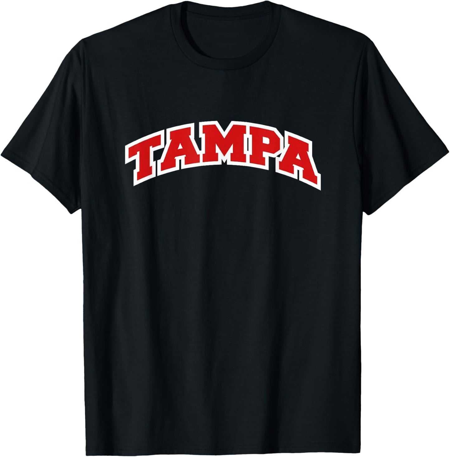 Tampa Florida Varsity Style Vintage T-Shirt - T-Shirt | Black