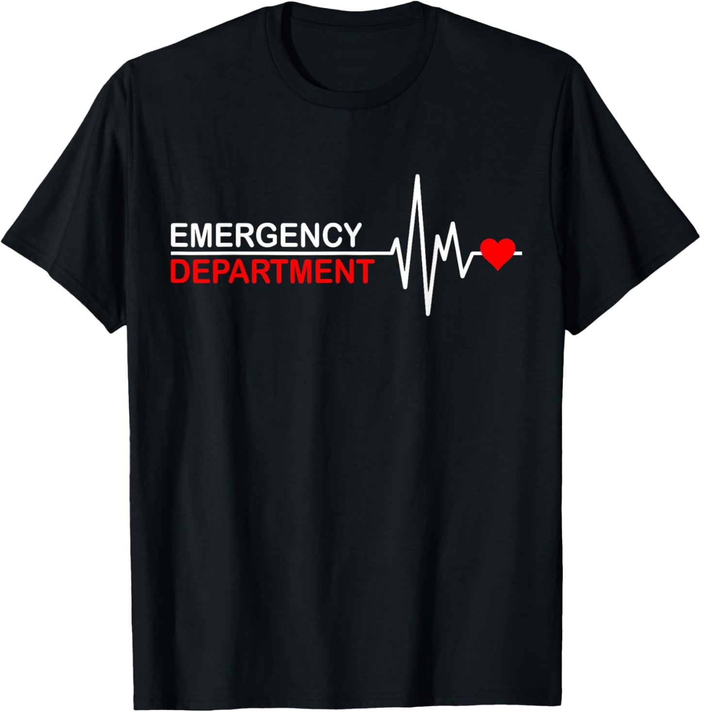Emergency Department Emergency Room Healthcare Nursing Nurse T-Shirt - T-Shirt | Black