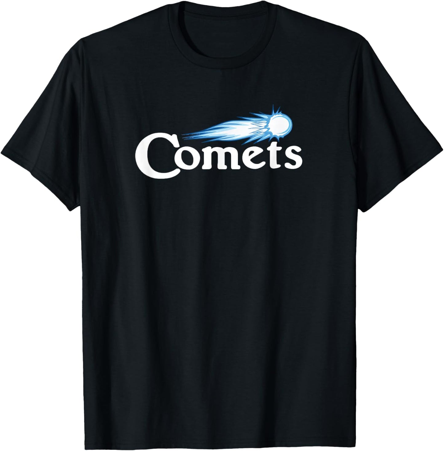 Go Comets Football Baseball Basketball Cheer Team Fan Spirit T-Shirt - T-Shirt | Black