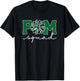 Pom Squad for Dance, Cheer, Spirit Squad Green T-Shirt - T-Shirt | Black