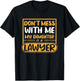 My Daughter Is A Lawyer T-Shirt - T-Shirt | Black