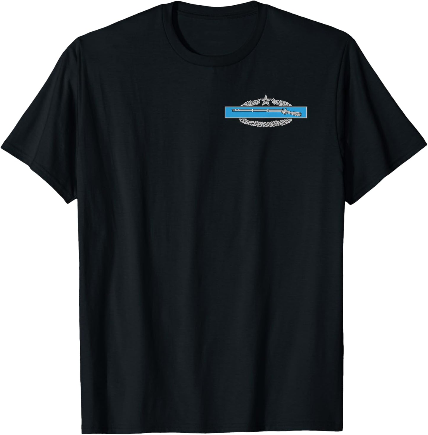 Combat Infantryman Badge (CIB) 2nd Award Star - 11B - Army T-Shirt - T-Shirt | Black