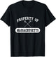 Property of Massachusetts Lacrosse T-Shirt - T-Shirt | Black