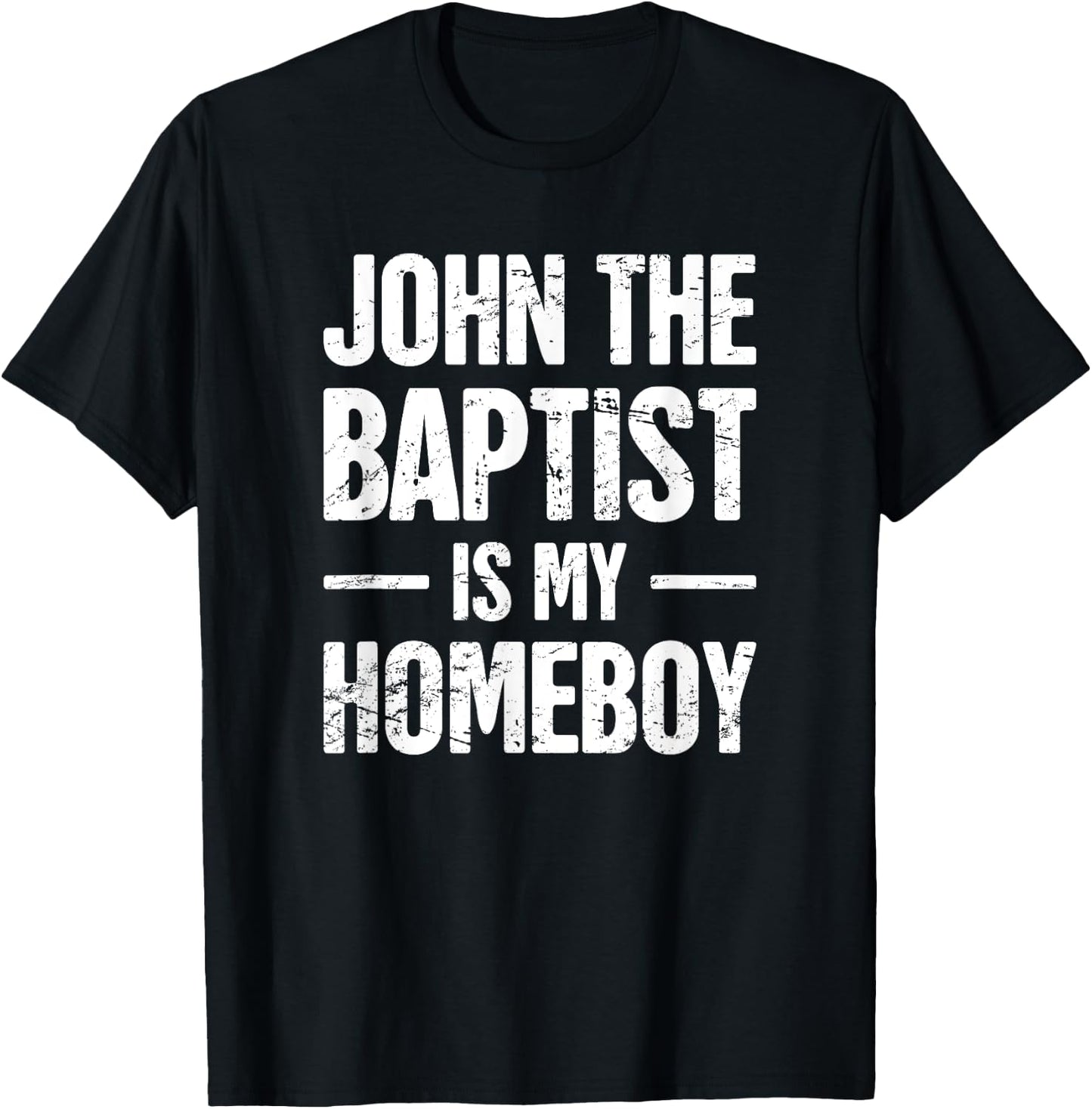 Christian New Testament John the Baptist T-Shirt - T-Shirt | Black