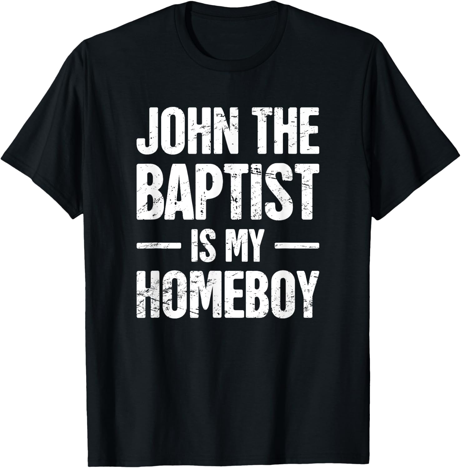 Christian New Testament John the Baptist T-Shirt - T-Shirt | Black