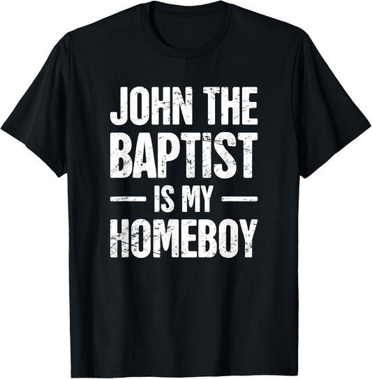 Christian New Testament John the Baptist T-Shirt - T-Shirt | Black