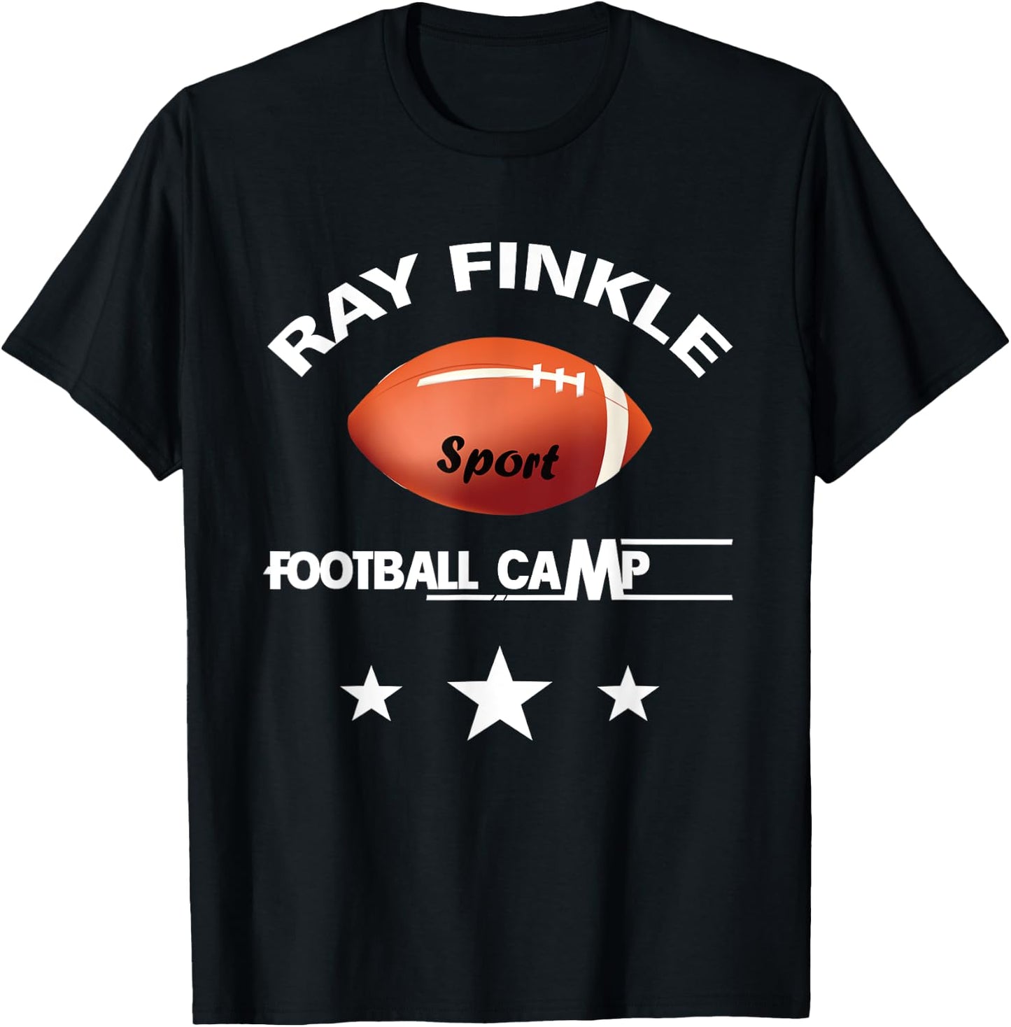 Ray Finkle Football Camp Shirt Funny Football Laces Out T-Shirt - T-Shirt | Black