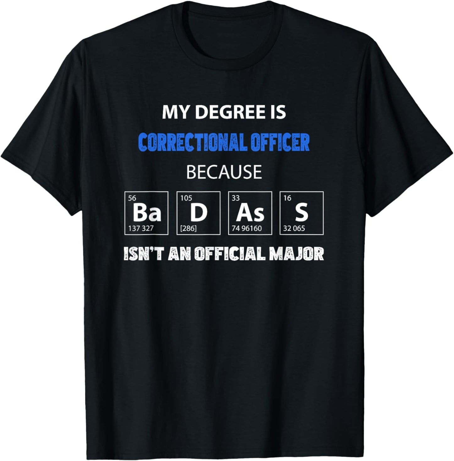 Correctional Officer funny quote T-Shirt - T-Shirt | Black