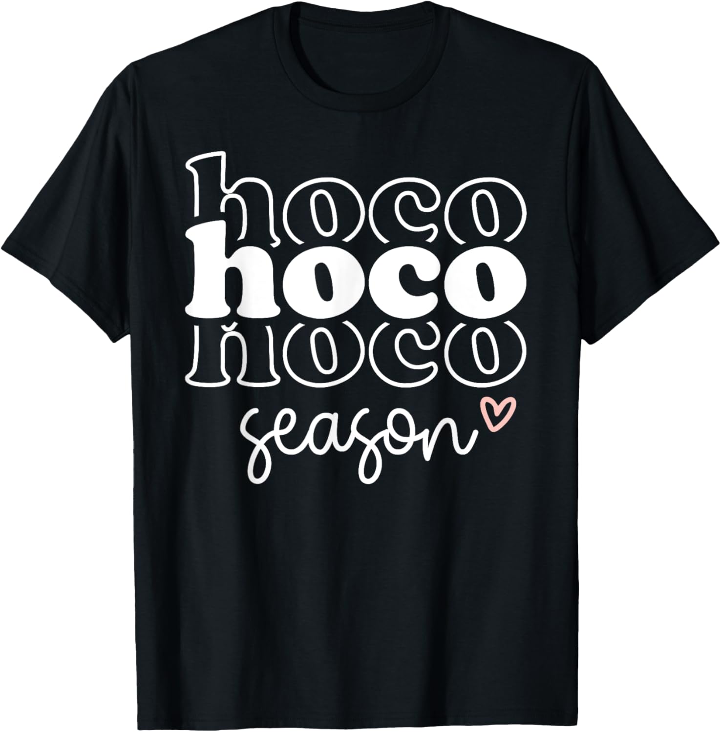 Hoco Season, Homecoming Game Day Vibes T-Shirt - T-Shirt | Black