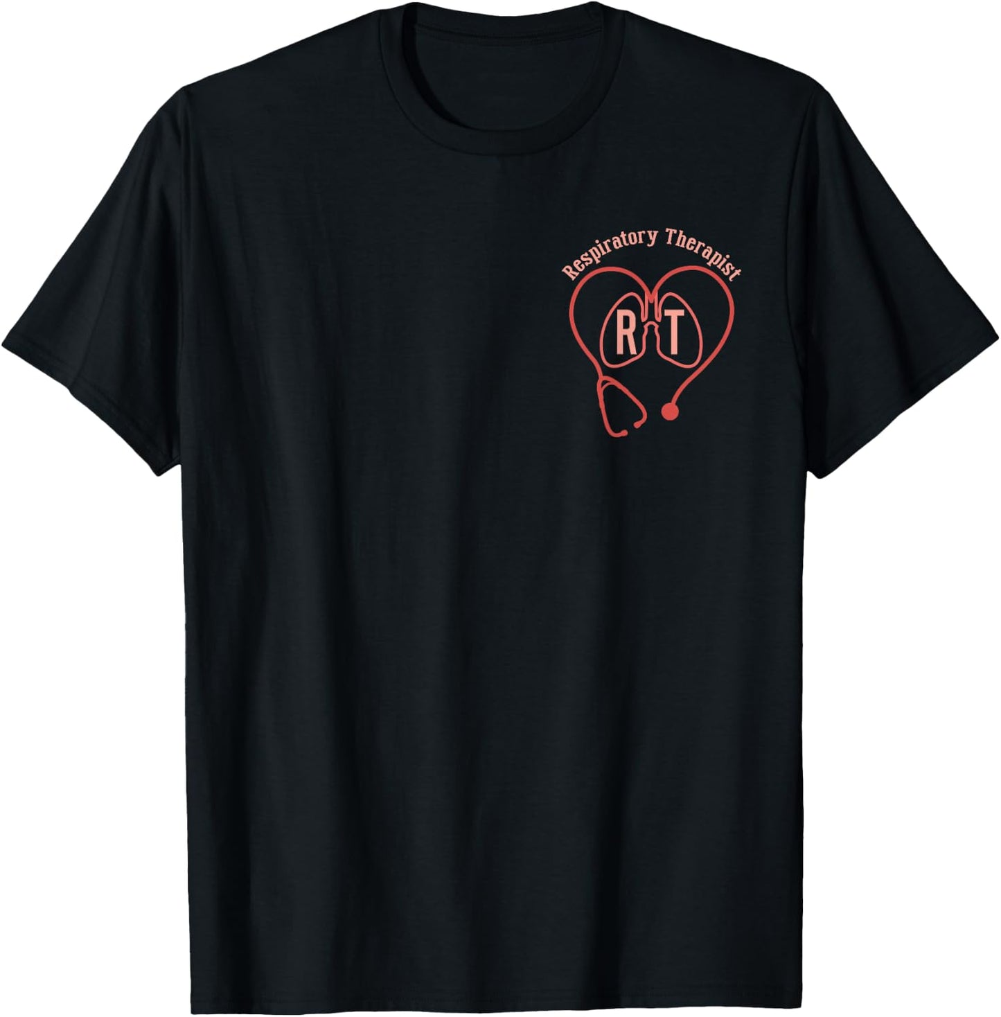 Respiratory Therapist RT Therapy Care Week Breathing T-Shirt - T-Shirt | Black