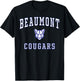 Beaumont High School Cougars C1 T-Shirt - T-Shirt | Black