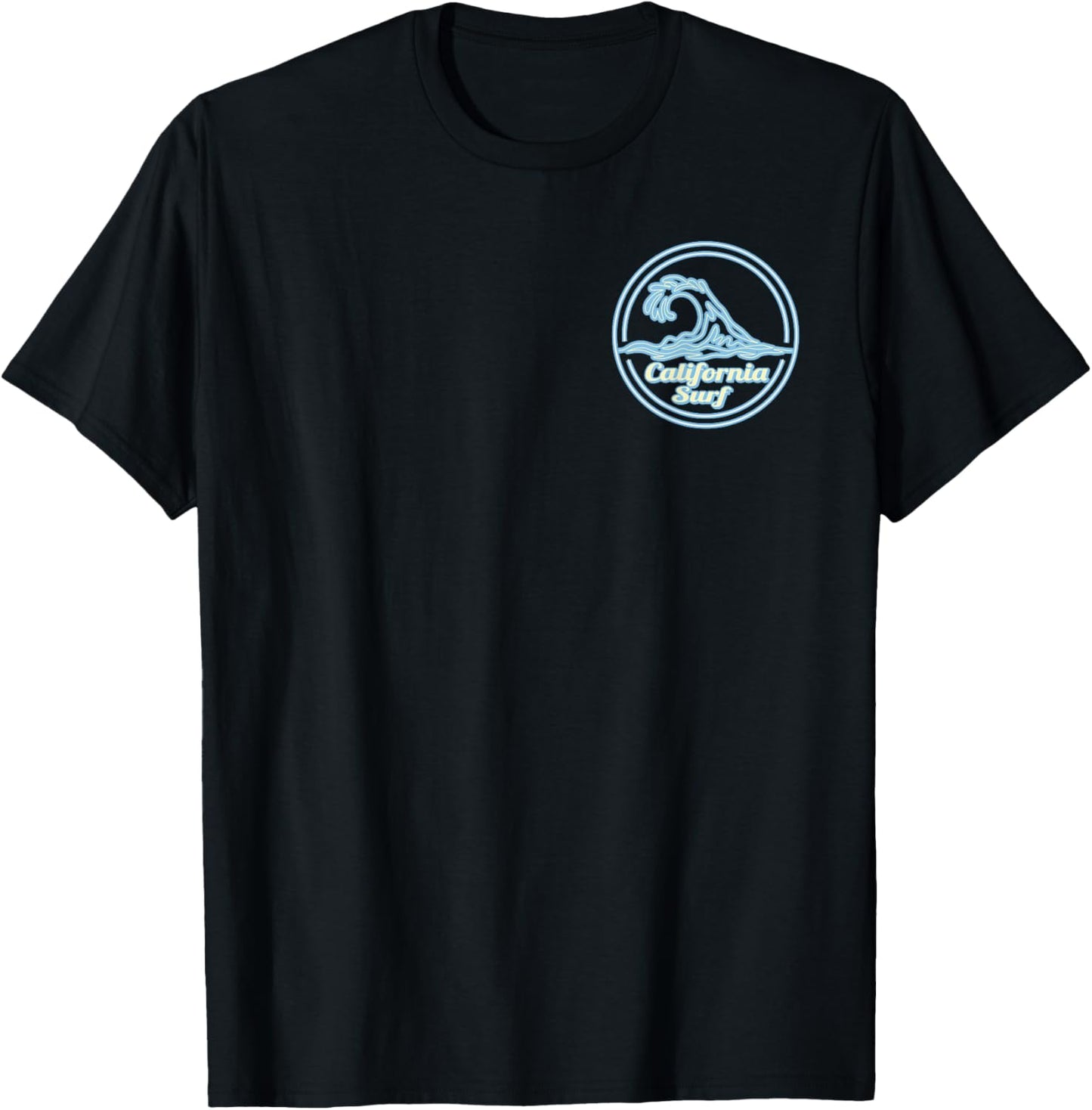 Mavericks Beach Big Wave Surf Club, surfing graphic T-Shirt - T-Shirt | Black