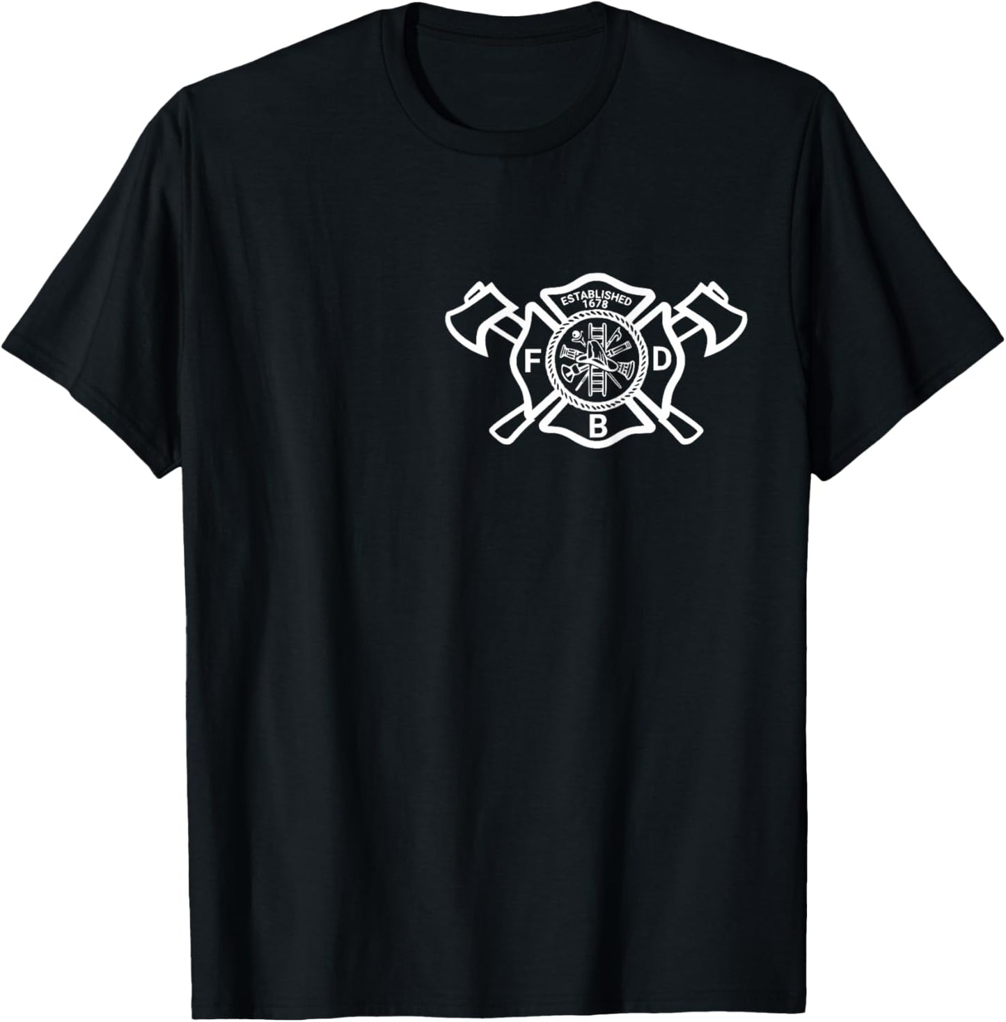 Boston Fire Department, Firefighter T-Shirt - T-Shirt | Black