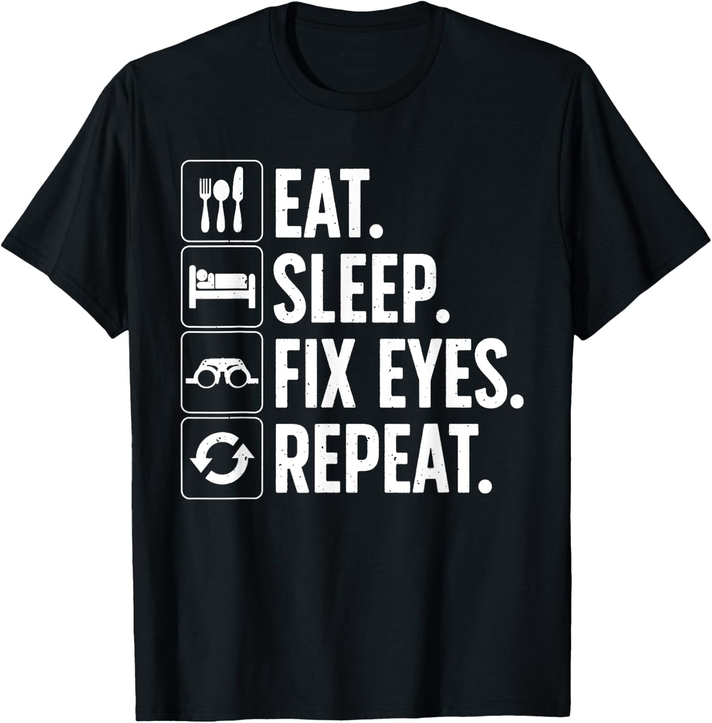 Eye Surgeon Art Women Eye Doctor Ophthalmologist T-Shirt - T-Shirt | Black