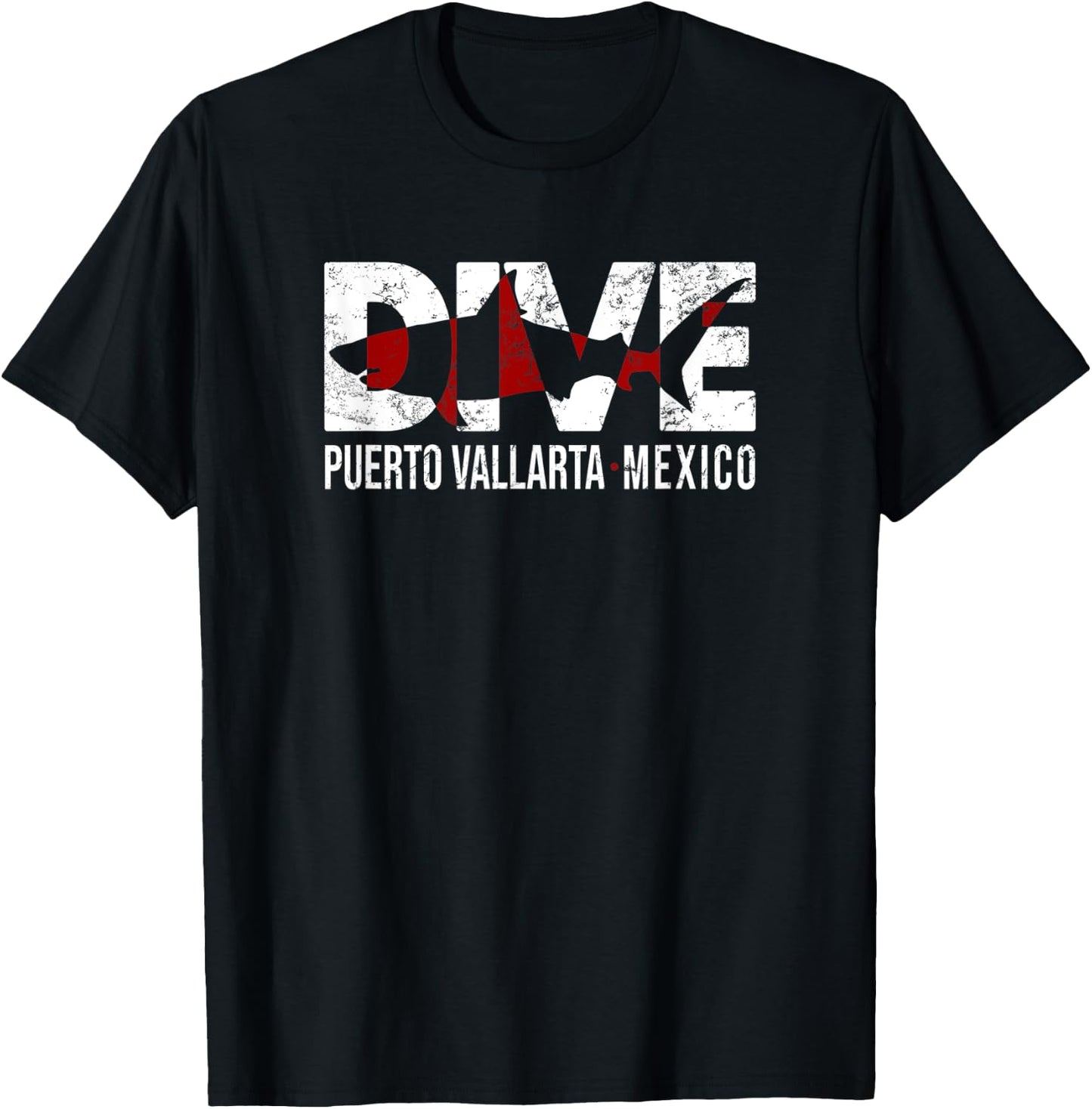 DIVE Puerto Vallarta Mexico SCUBA DIVING Diver T-Shirt - T-Shirt | Black
