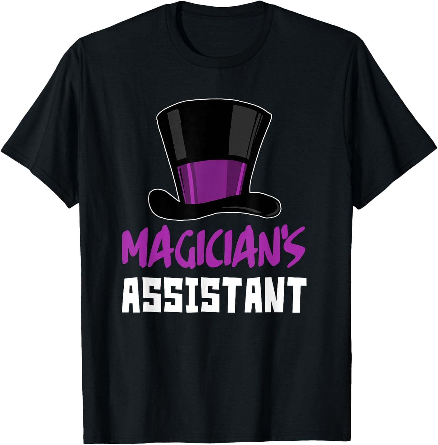 Magician's Assistant Top Hat T-Shirt - T-Shirt | Black
