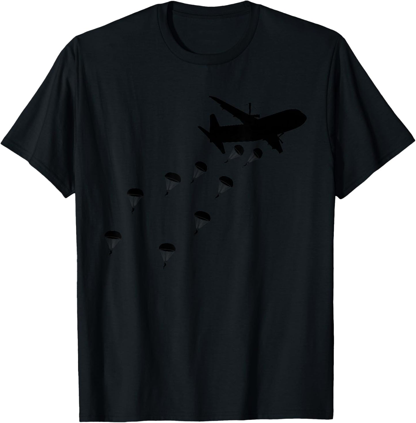 Paratrooper Army Airborne Parachute Jump Paratroops Small T-Shirt - T-Shirt | Black
