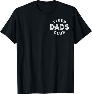 Tired Dads Club Playmat Car Race Track Dad Father's Day T-Shirt - T-Shirt | Black