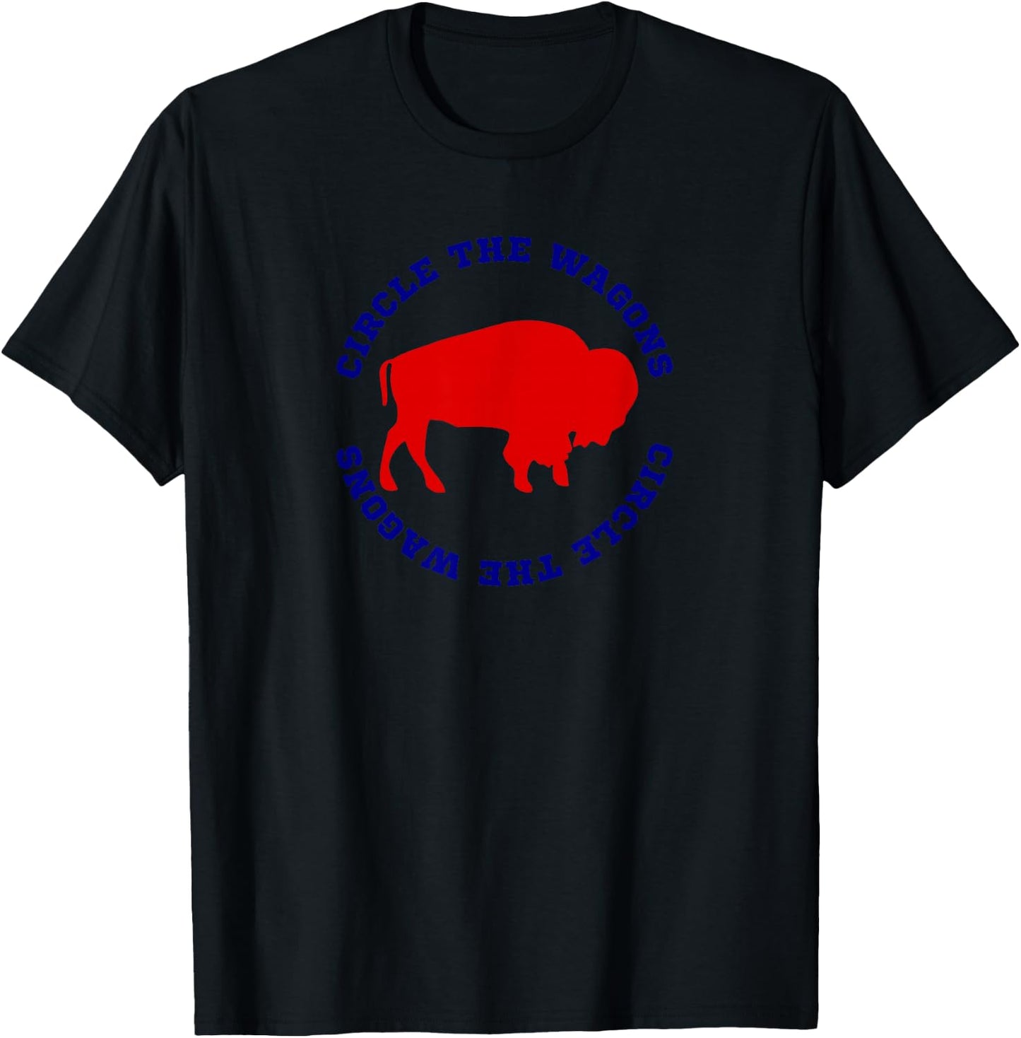 Buffalo Circle the Wagons T-Shirt - T-Shirt | Black