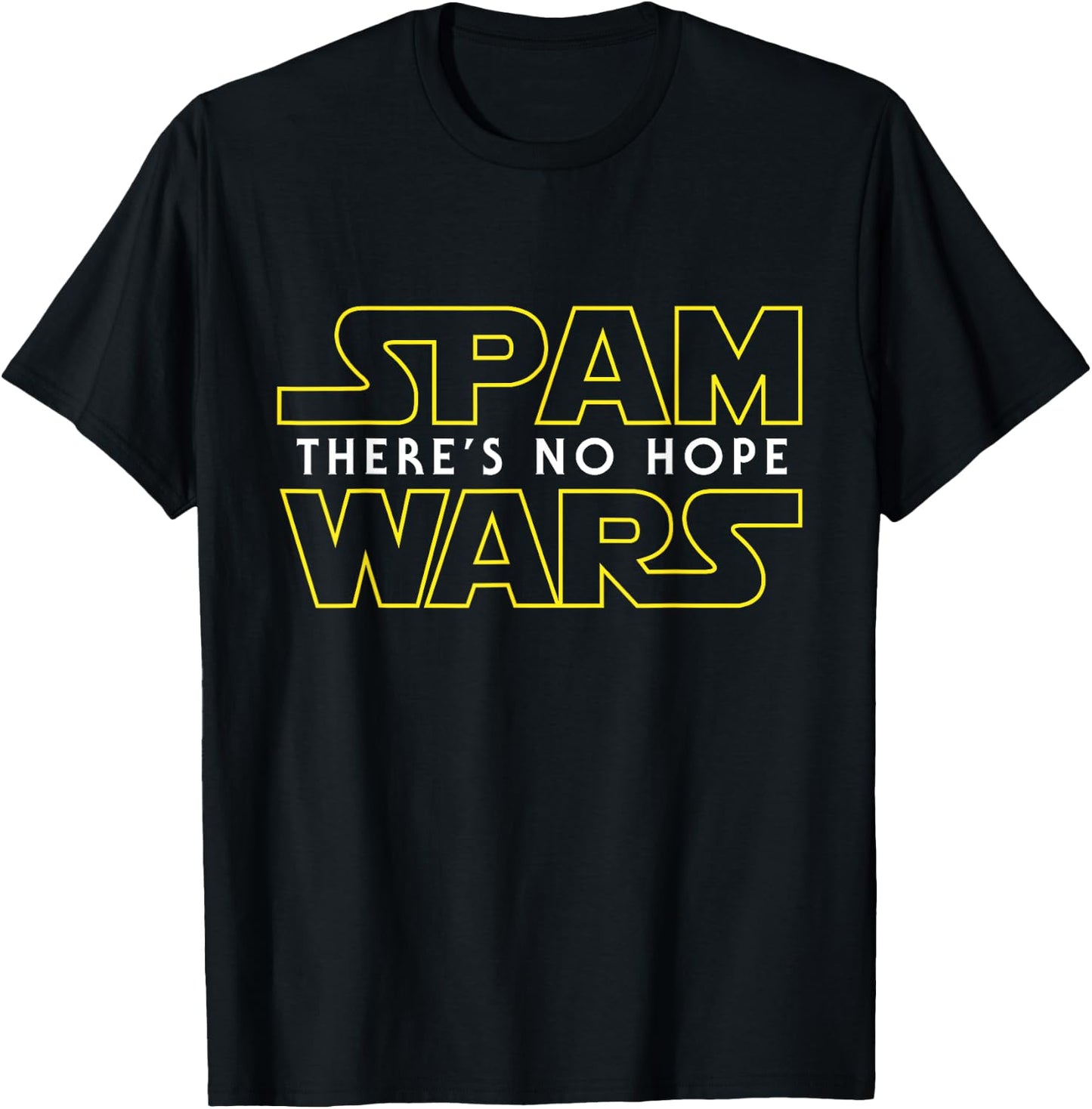 Funny Spam Shirt Computer Geek Spam Wars T-Shirt - T-Shirt | Black