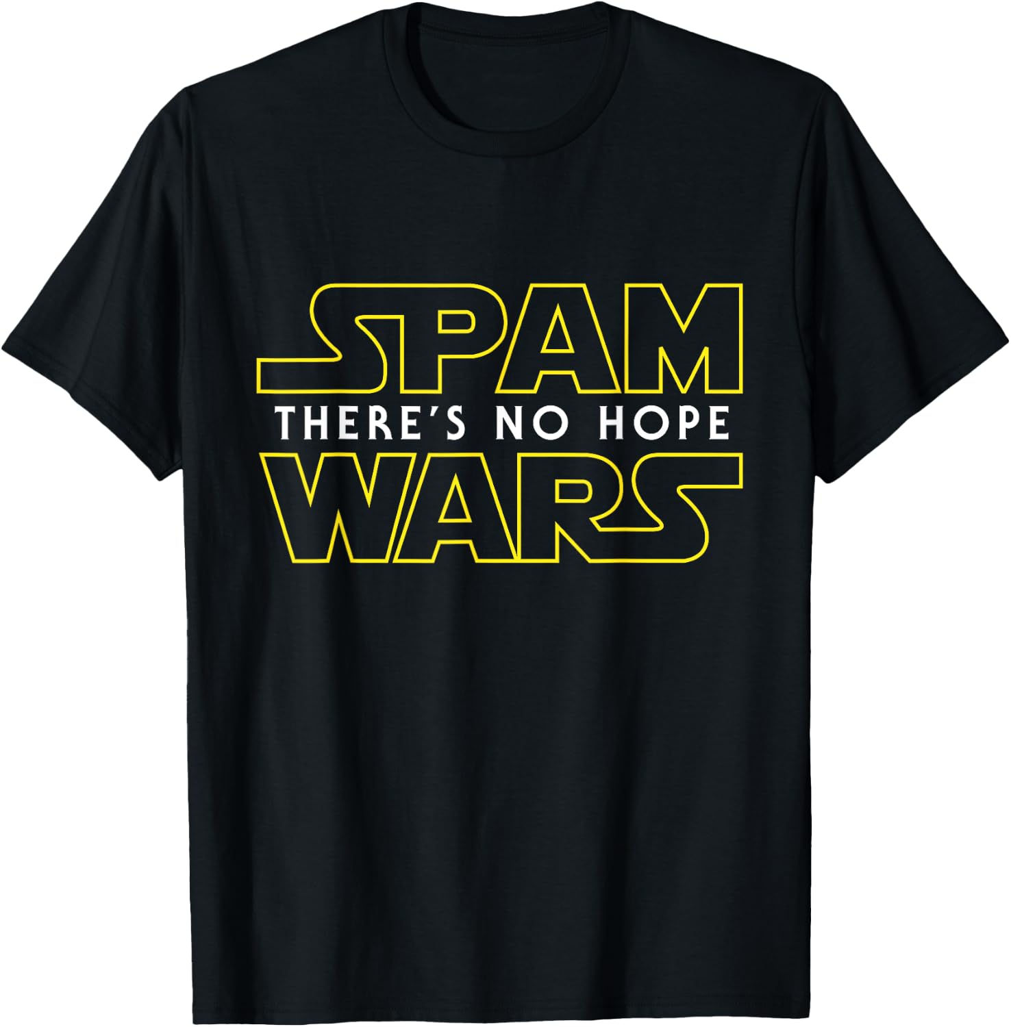 Funny Spam Shirt Computer Geek Spam Wars T-Shirt - T-Shirt | Black