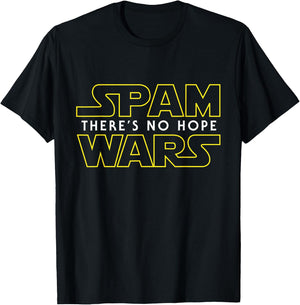 Funny Spam Shirt Computer Geek Spam Wars T-Shirt - T-Shirt | Black