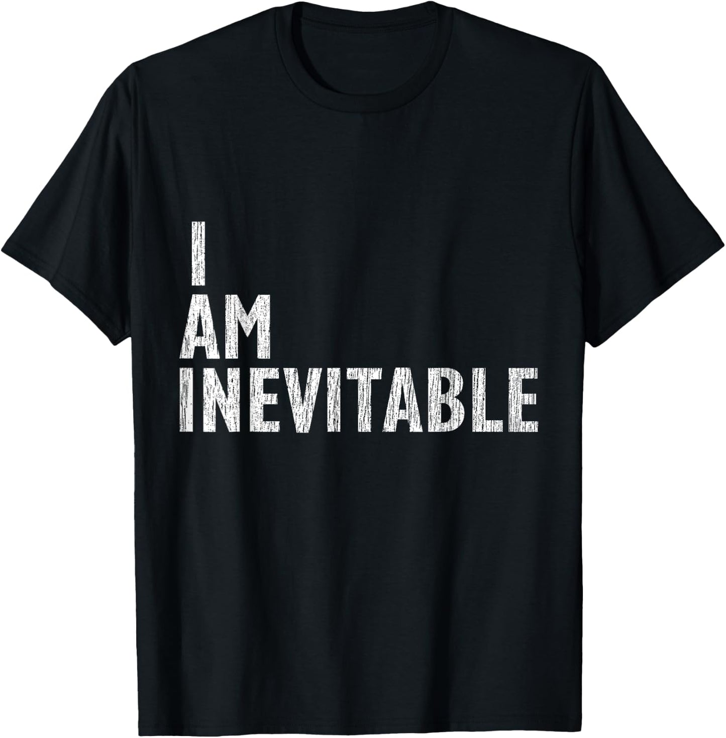 Men Women I Am Inevitable for Kids T-Shirt - T-Shirt | Black