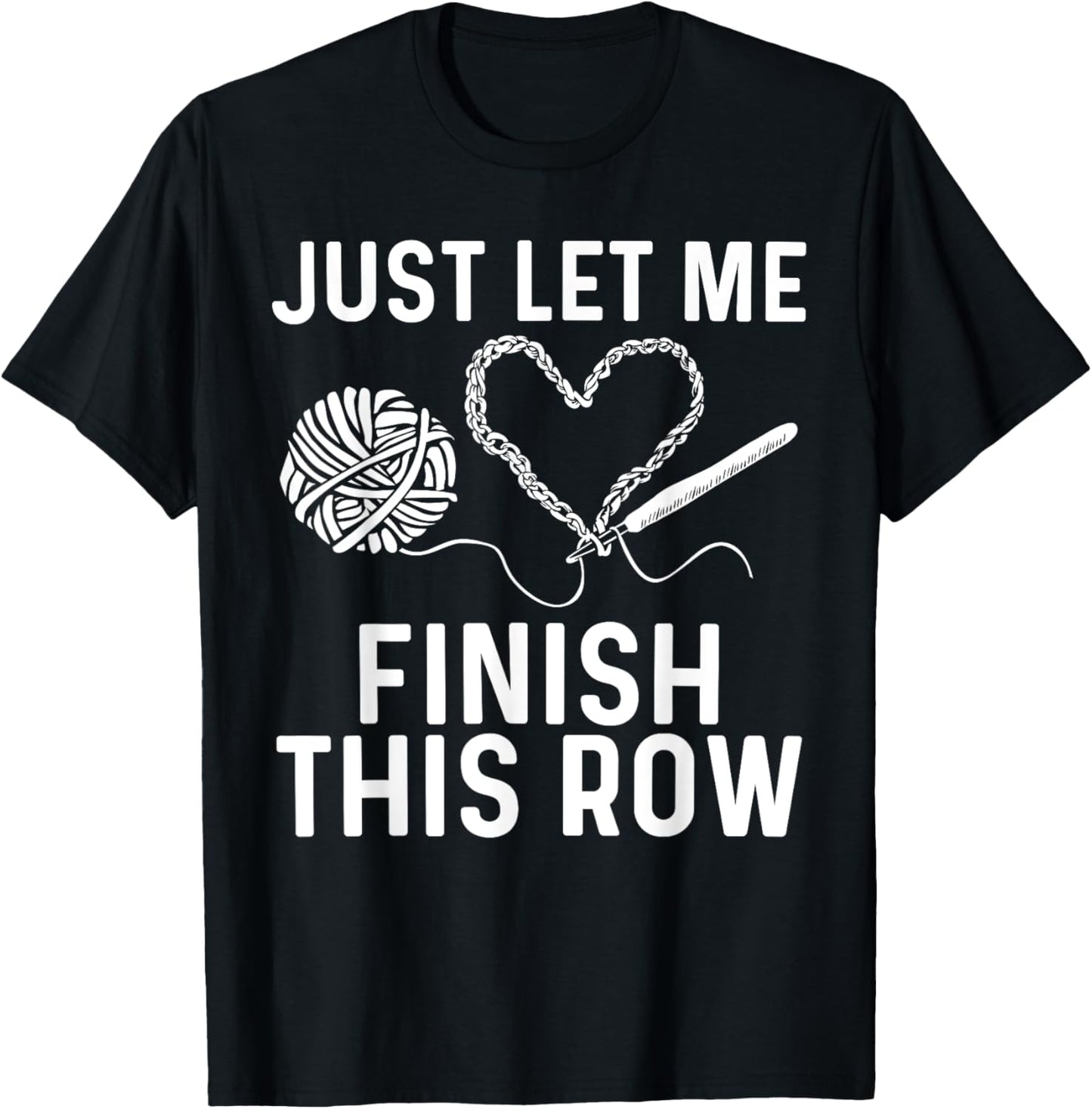 Best Crocheting Art Women Crocheter Crochet Lover T-Shirt - T-Shirt | Black