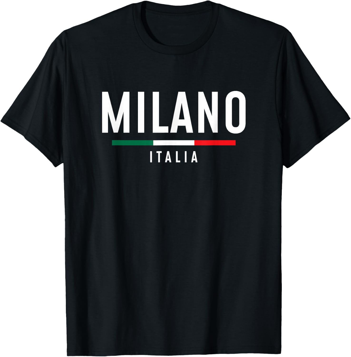 Milano Italia Vintage Milan Italy Boys Girls Retro Souvenir T-Shirt - T-Shirt | Black