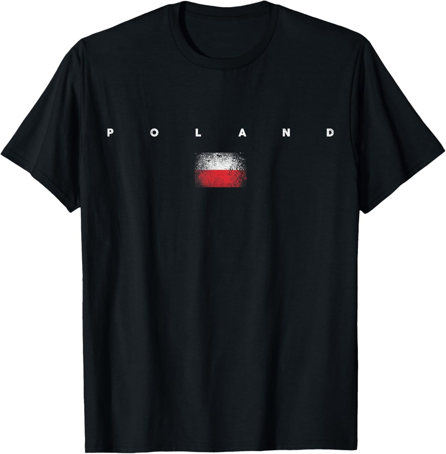 Poland Flag Pride Vintage /Retro Soccer Polish Football T-Shirt - T-Shirt | Black
