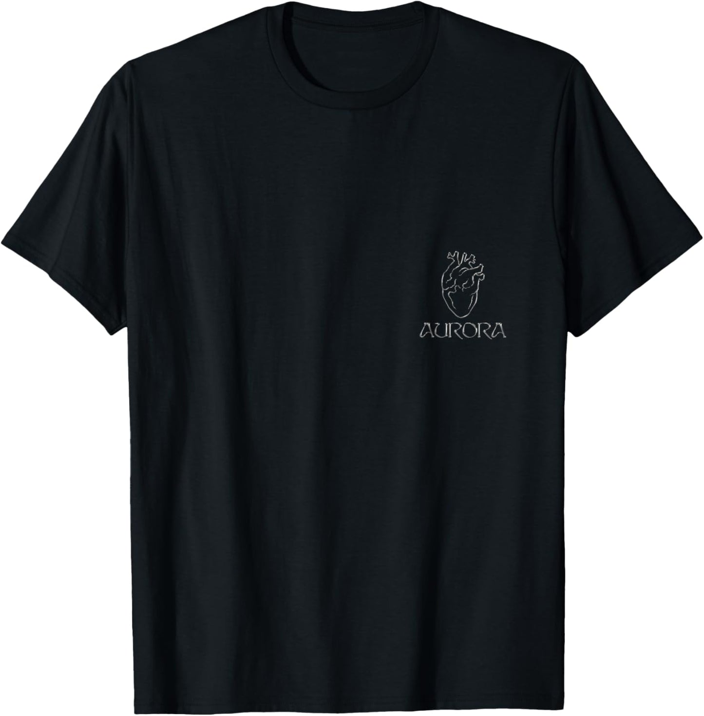 Aurora Official Heart T-Shirt - T-Shirt | Black