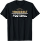 Vanderbilt Commodores Football Scramble Officially Licensed T-Shirt - T-Shirt | Black