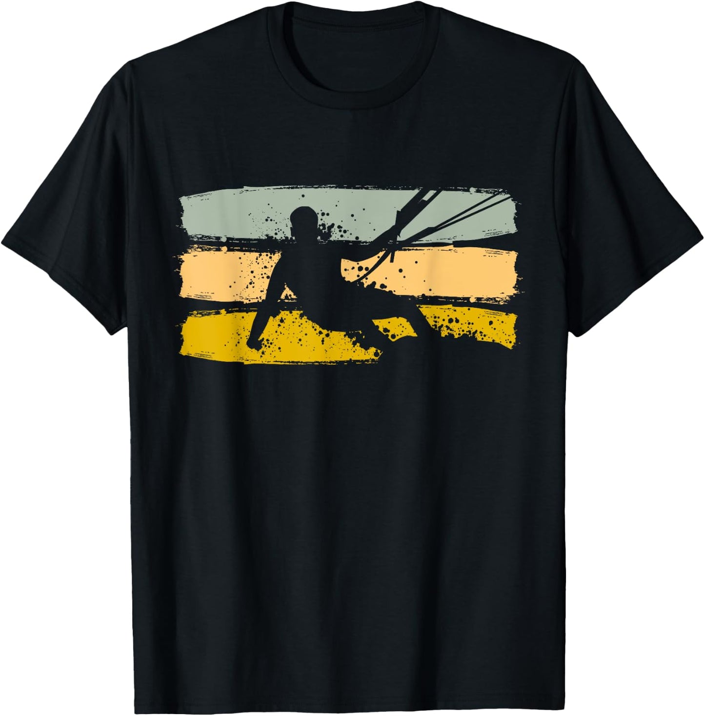 Kiteboarding Kite Board Kitesurfing T-Shirt - T-Shirt | Black