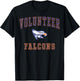 Volunteer High School Falcons C1 T-Shirt - T-Shirt | Black