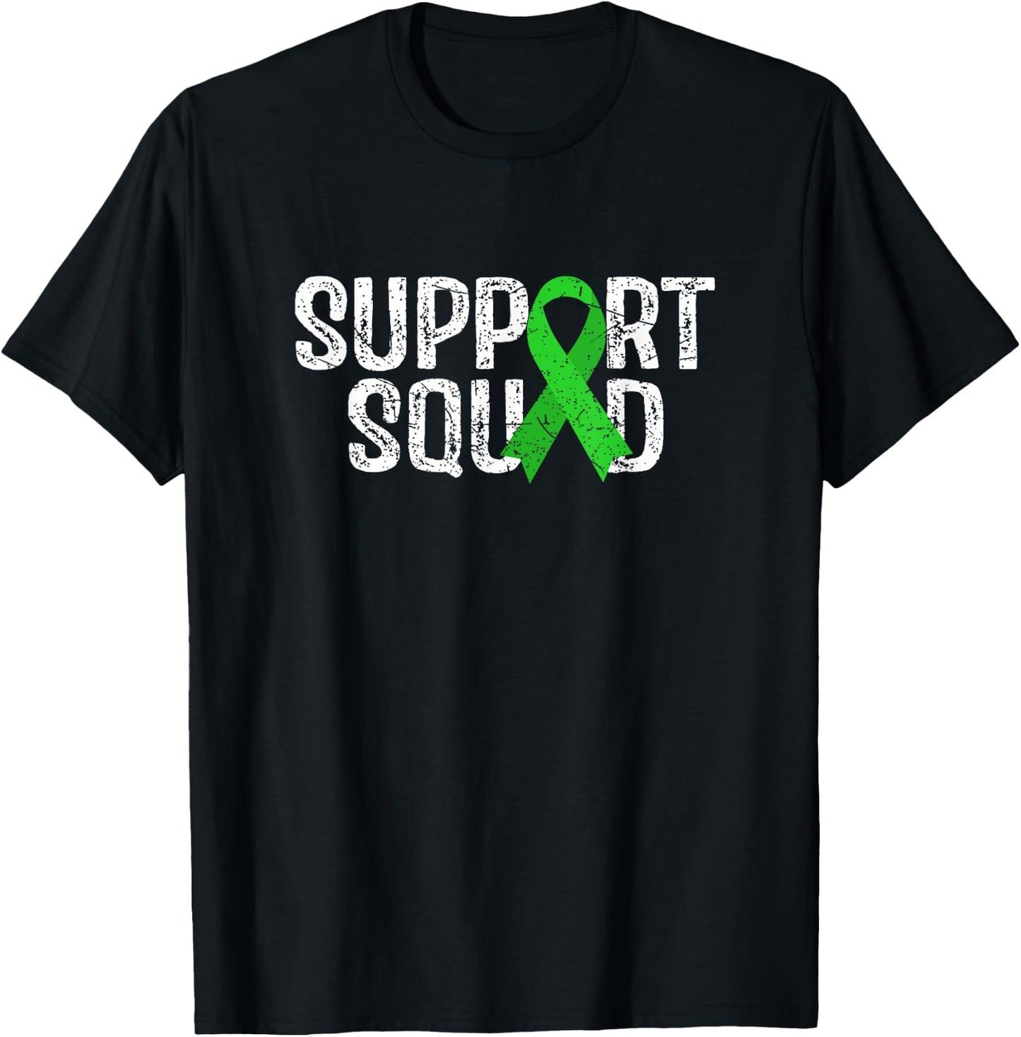 Support Squad Liver Disease Awareness T-Shirt - T-Shirt | Black