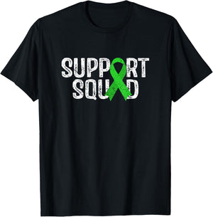 Support Squad Liver Disease Awareness T-Shirt - T-Shirt | Black