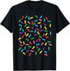 Ice Cream Halloween DIY Costume Rainbow Sprinkles Doughnut Women T-Shirt - T-Shirt | Black