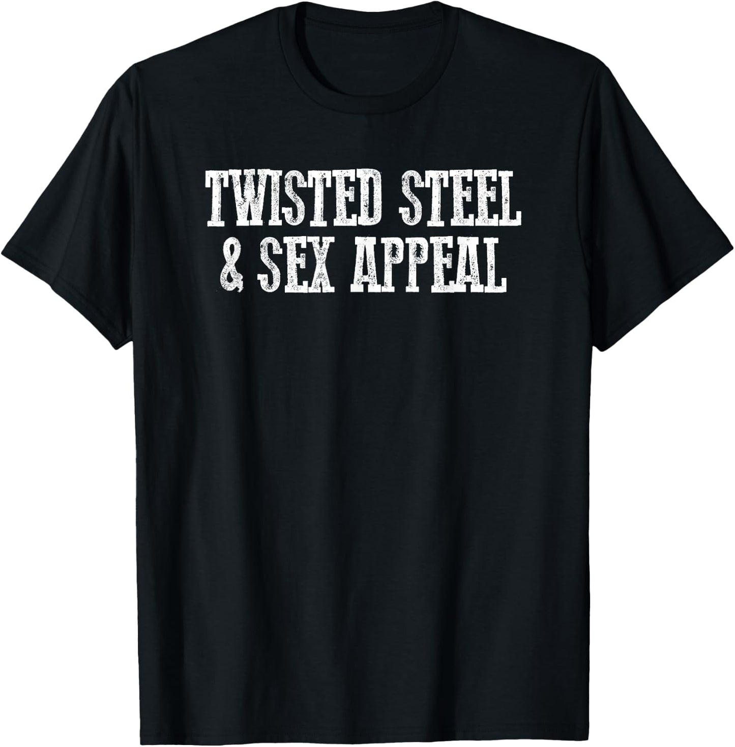 TWISTED STEEL & SEX APPEAL Funny Dad Bod's Workout Men's T-Shirt - T-Shirt | Black