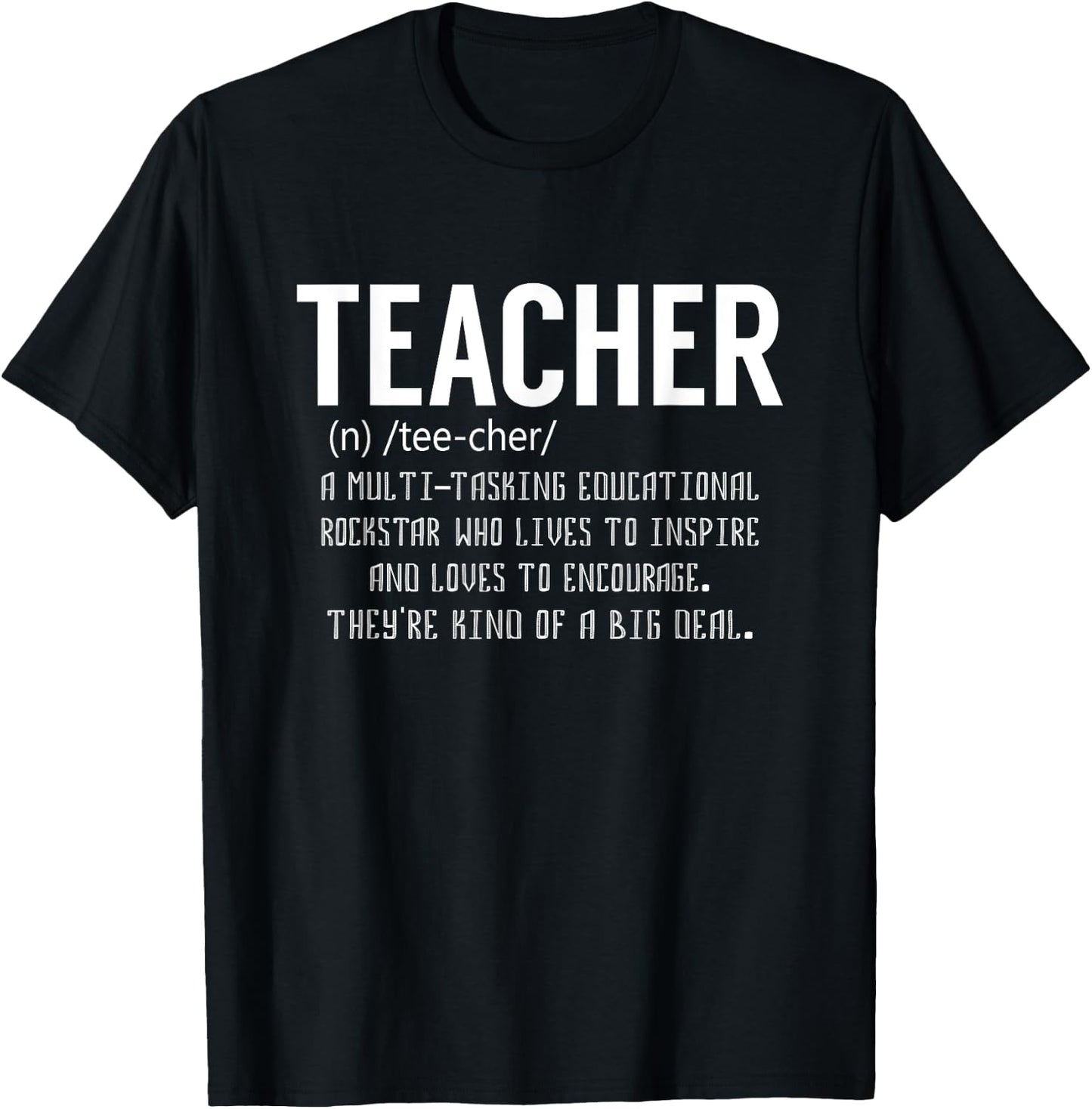 Teacher Definition - Teacher Appreciation Women Kids T-Shirt - T-Shirt | Black