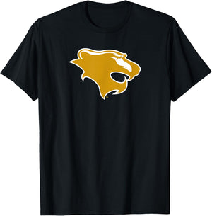 Georgian Court University Lions Primary Logo T-Shirt - T-Shirt | Black