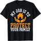 Life Insurance Broker Protect Your Family Insurance Agent T-Shirt - T-Shirt | Black